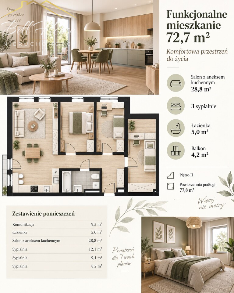 Mieszkanie Sprzedaż Szczecin Podjuchy 3