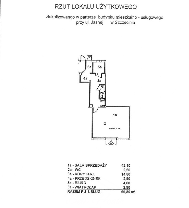 Lokal Wynajem Szczecin os. Słoneczne 8